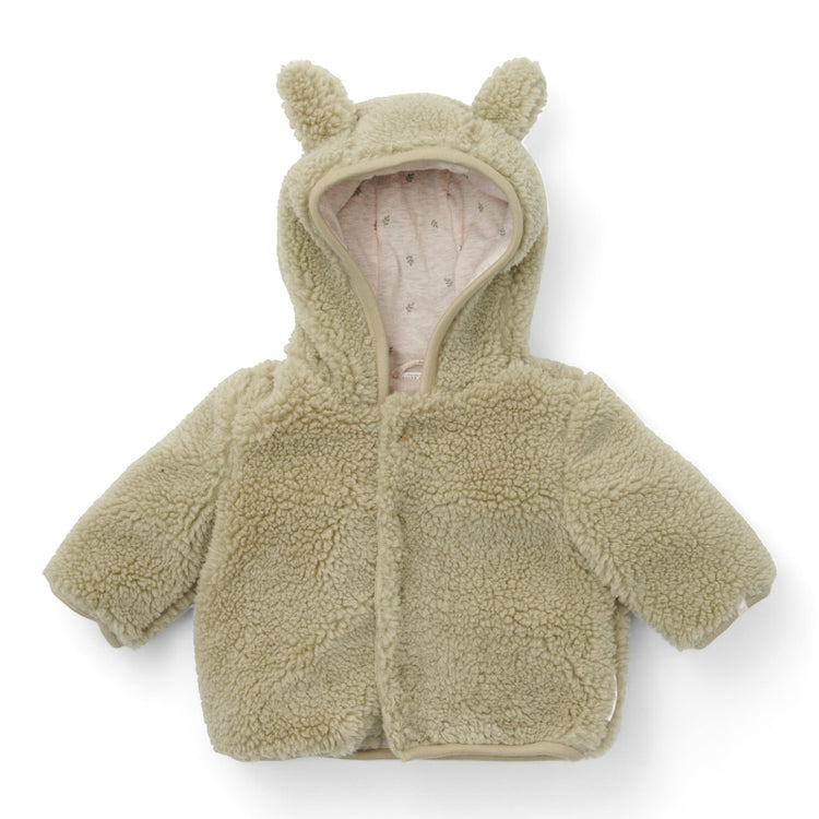 LITTLE DUTCH. Ζακέτα teddy Soft Green - No 50/56