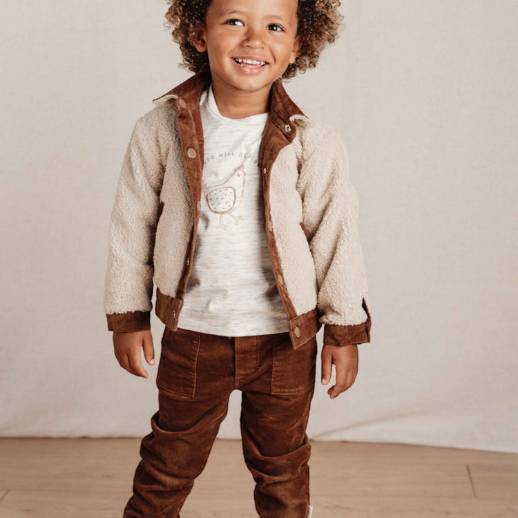 LITTLE DUTCH. Trousers Walnut brown - 92