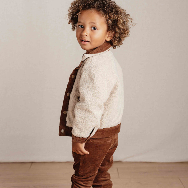 LITTLE DUTCH. Trousers Walnut brown - 98