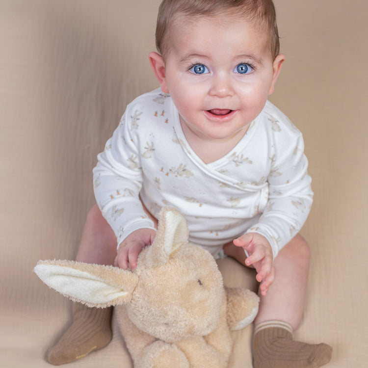 LITTLE DUTCH. Bodysuit wrap long sleeves Baby Bunny - 62