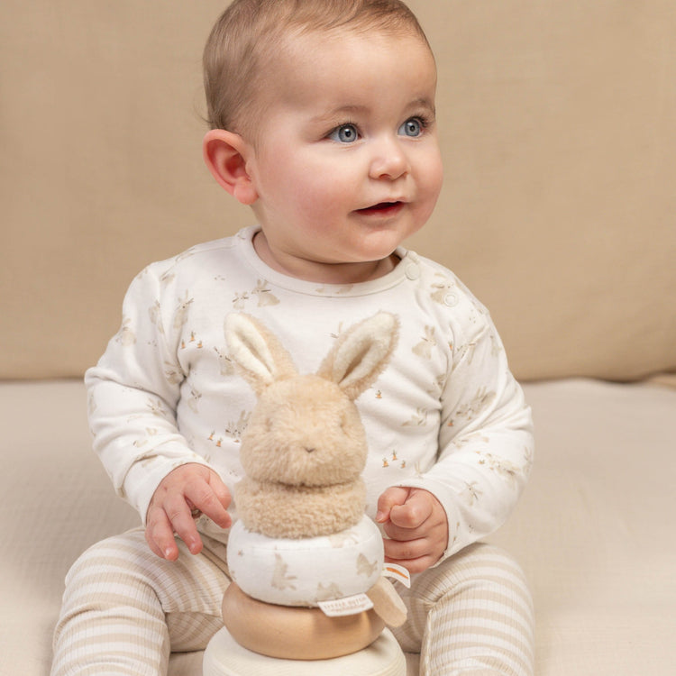 LITTLE DUTCH. T-shirt long sleeves Baby Bunny - 50