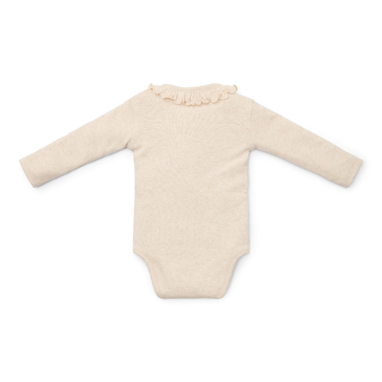 LITTLE DUTCH. Romper long sleeve Sand melee - 68