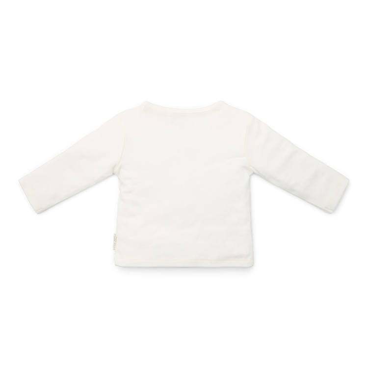 LITTLE DUTCH. T-shirt long sleeve wrap Off white - 74