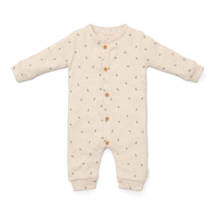 LITTLE DUTCH. One-piece suit Green Leaves - 62