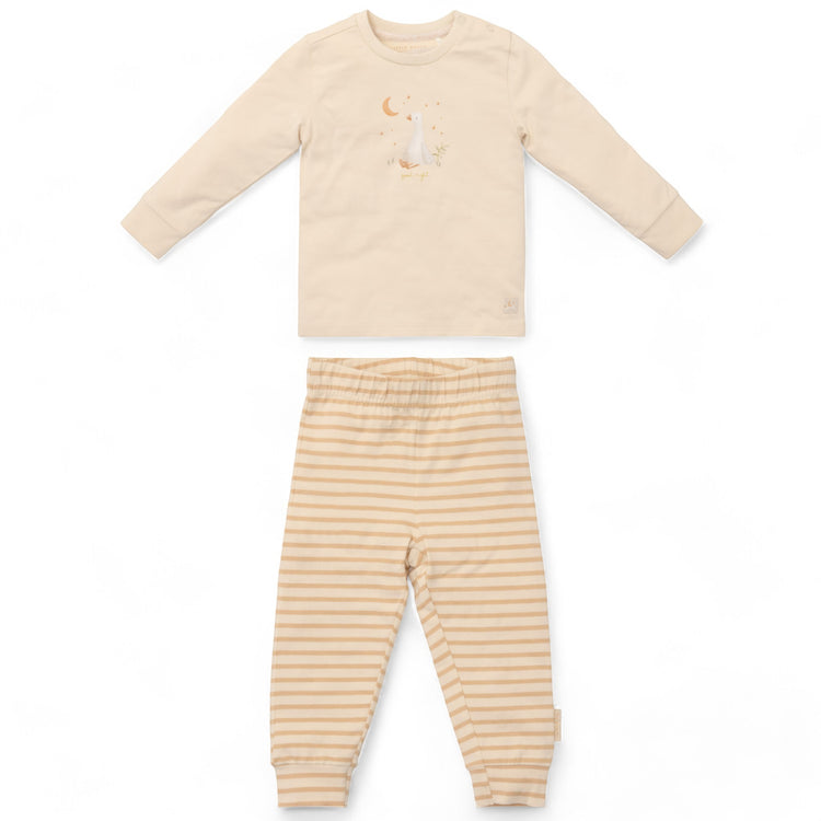 LITTLE DUTCH. Two-Piece Pyjamas Natural Stripes - 98/104