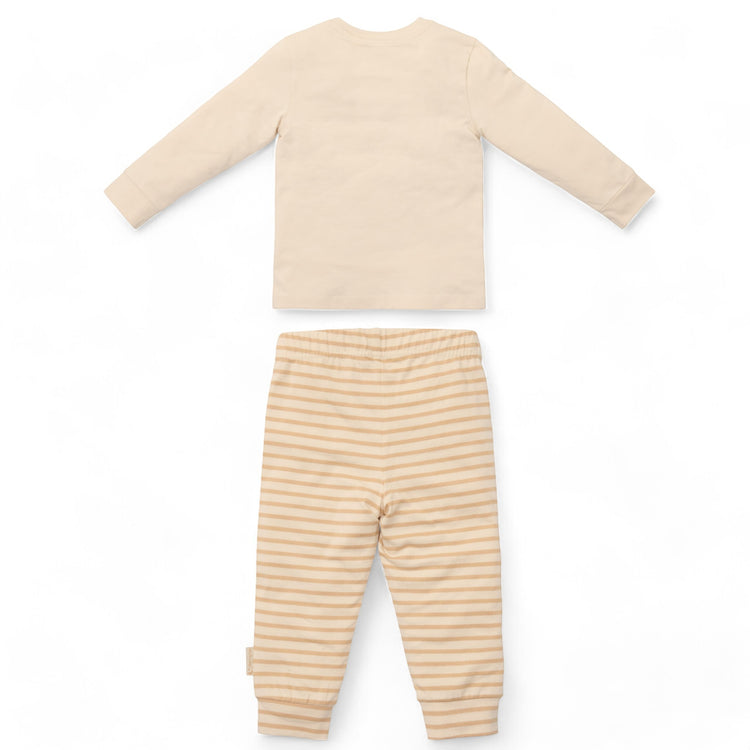 LITTLE DUTCH. Two-Piece Pyjamas Natural Stripes - 86/92