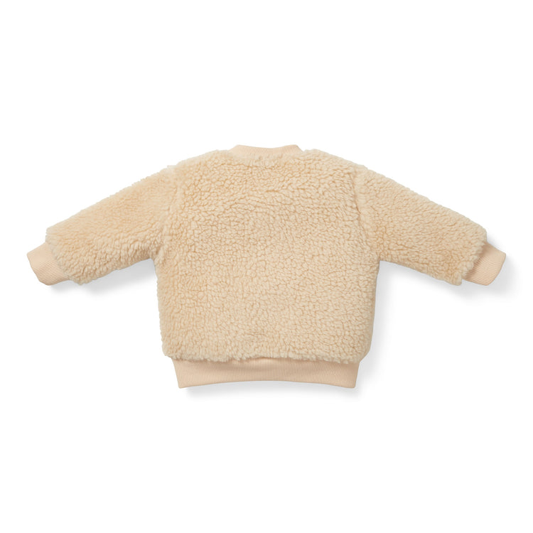 LITTLE DUTCH. Teddy sweater Sand - 50/56