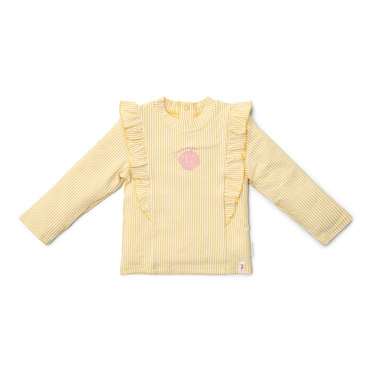 LITTLE DUTCH. Μπλουζάκι μακρυμάνικο με προστασία UV Ocean Treasures Yellow