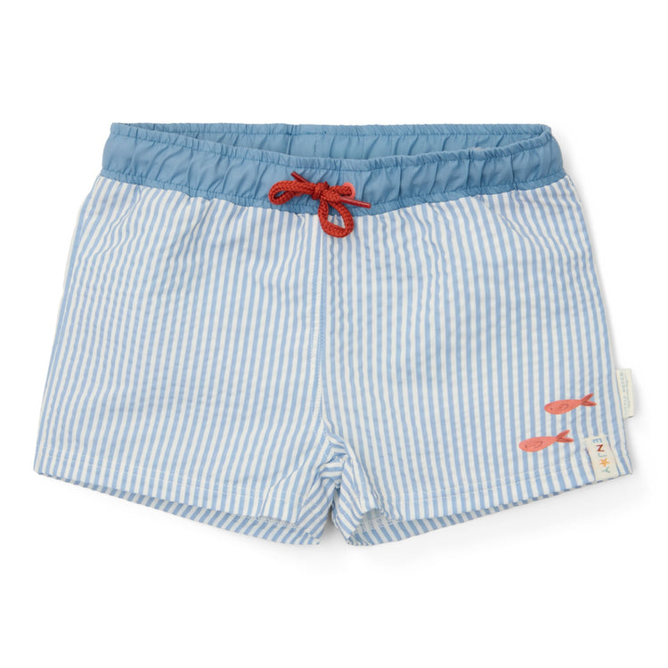 LITTLE DUTCH. Swim trunks Sea Life Ocean Blue