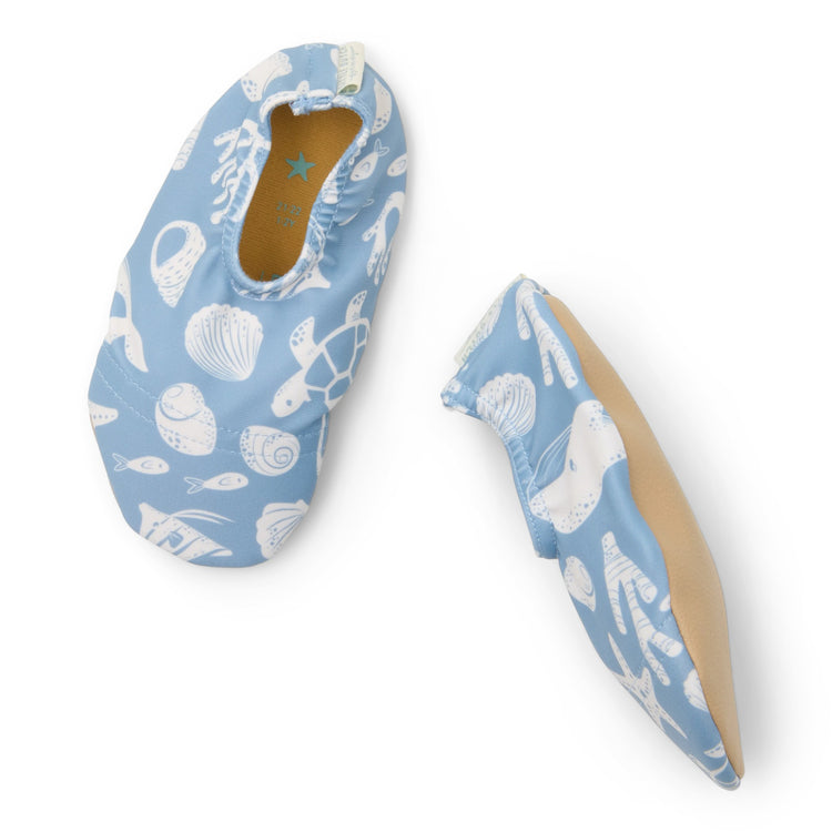 LITTLE DUTCH. Παιδικά παπουτσάκια θαλάσσης Sea Life Ocean Blue