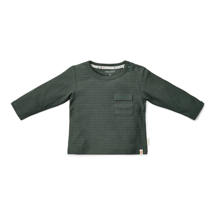 LITTLE DUTCH. Μπλουζάκι μακρυμάνικο Night Green