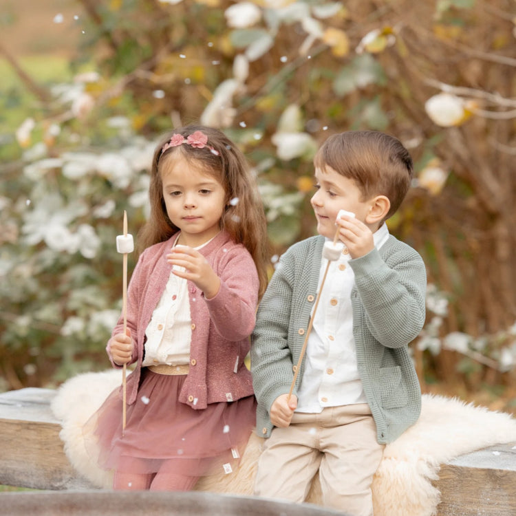 LITTLE DUTCH. Πουκάμισο μακρυμάνικο Off White
