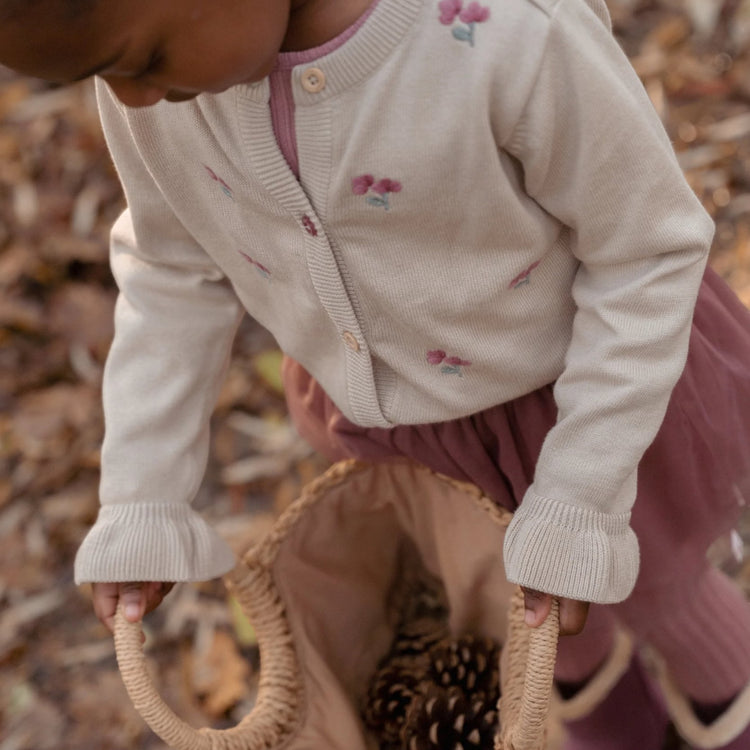 LITTLE DUTCH. Knitted cardigan Sand - 98