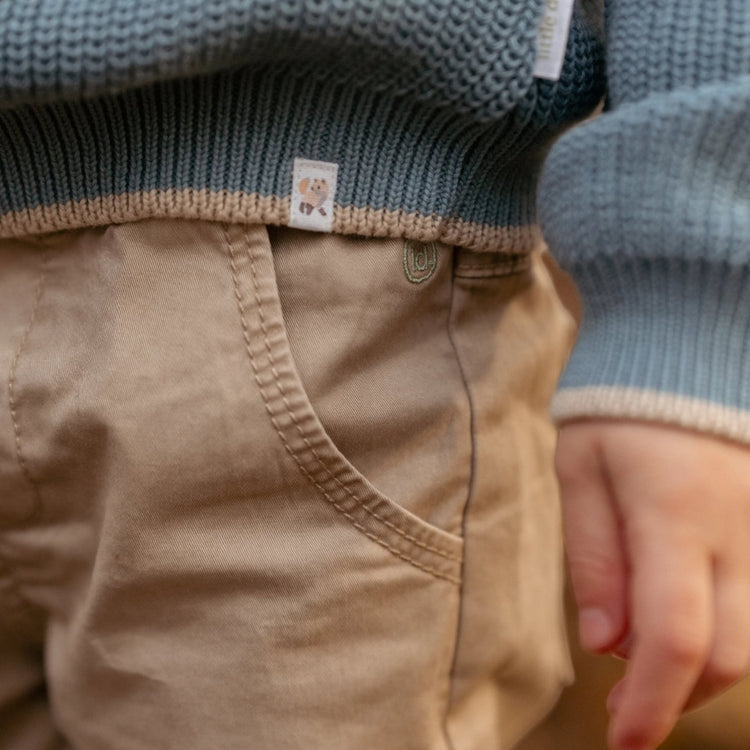 LITTLE DUTCH. Πλεκτό πουλόβερ Stone Blue