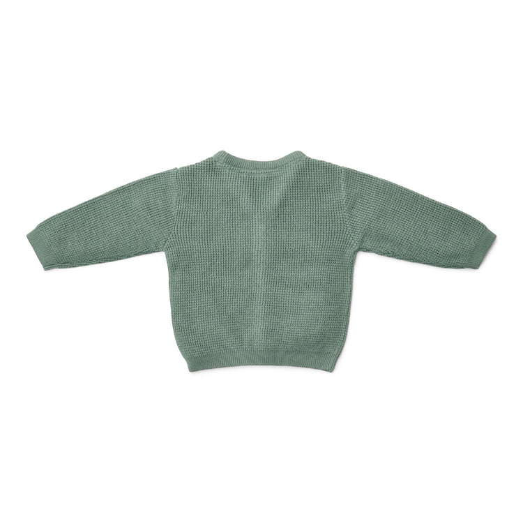 LITTLE DUTCH. Knitted cardigan Forest Green - 80