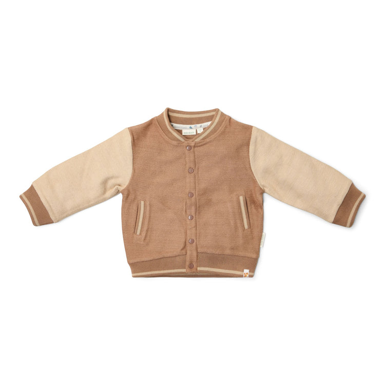 LITTLE DUTCH. Ζακέτα πλεκτή Brown/Taupe