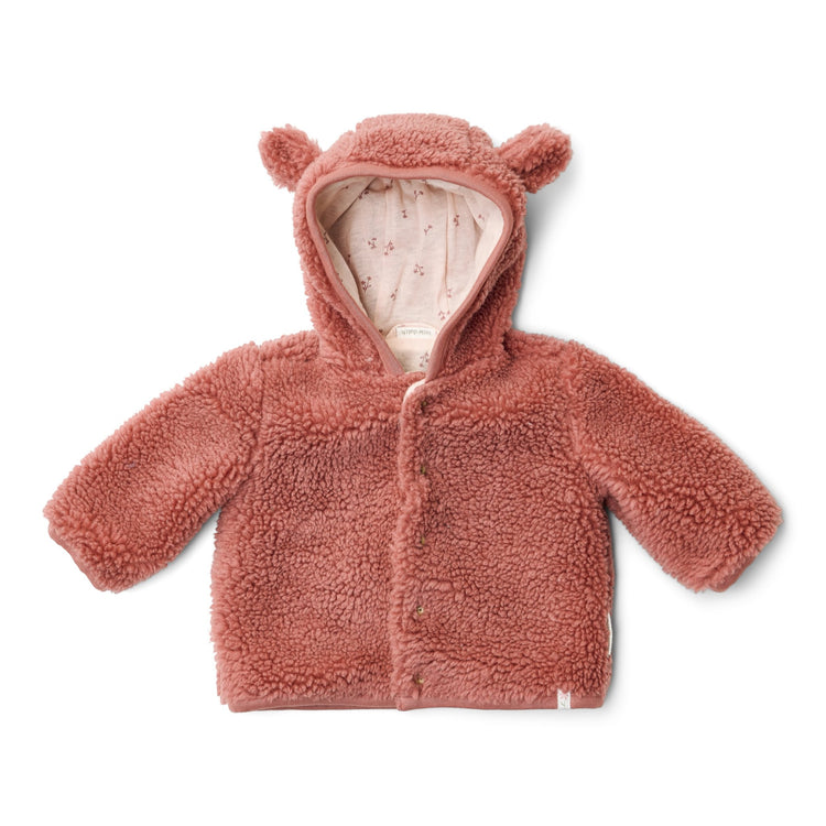 LITTLE DUTCH. Teddy cardigan Pink Blush - 74
