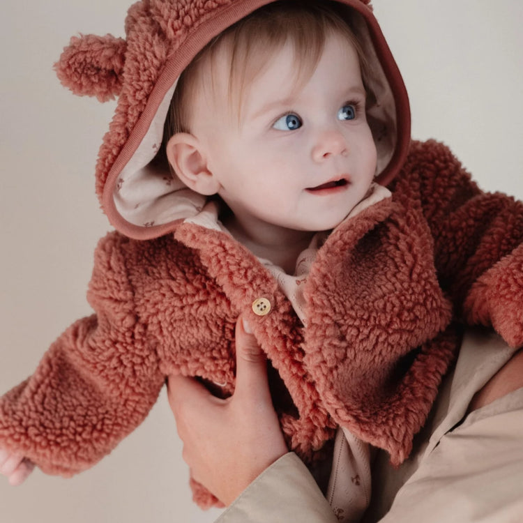 LITTLE DUTCH. Ζακέτα teddy Pink Blush - Νο 68