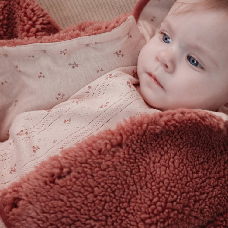 LITTLE DUTCH. Teddy cardigan Pink Blush - 74