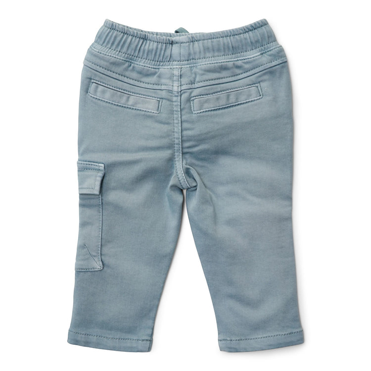 LITTLE DUTCH. Παντελονάκι με τσέπη Stone Blue