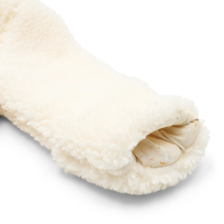 LITTLE DUTCH. Ολόσωμο φορμάκι εξόδου teddy Off White