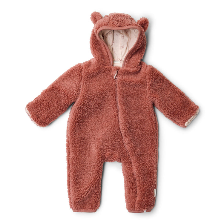 LITTLE DUTCH. Ολόσωμο φορμάκι εξόδου teddy Pink Blush