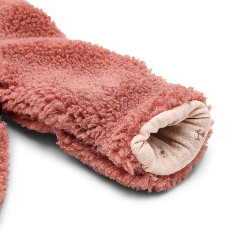 LITTLE DUTCH. Ολόσωμο φορμάκι εξόδου teddy Pink Blush
