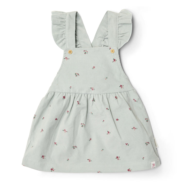 LITTLE DUTCH. Φορεματάκι αμάνικο Fairy Green Flower