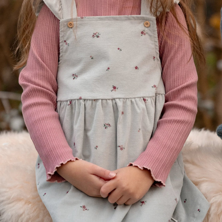 LITTLE DUTCH. Φορεματάκι αμάνικο Fairy Green Flower