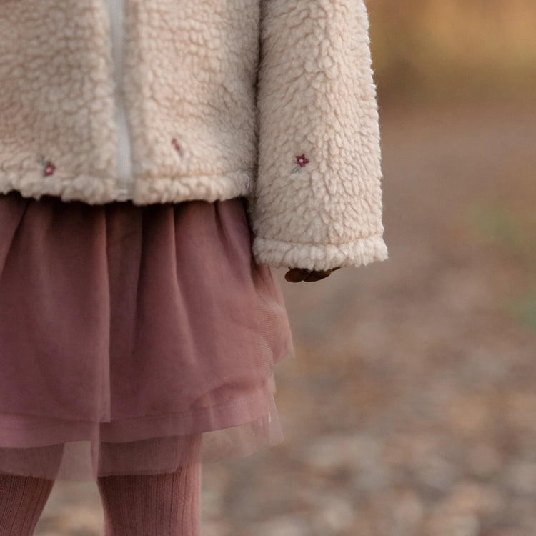 LITTLE DUTCH. Tights set of 2 Sand/Velvet Rose