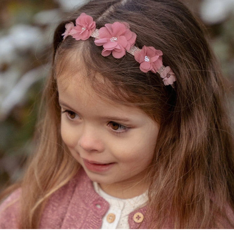 LITTLE DUTCH. Headbands set of 2 Rouge Flower
