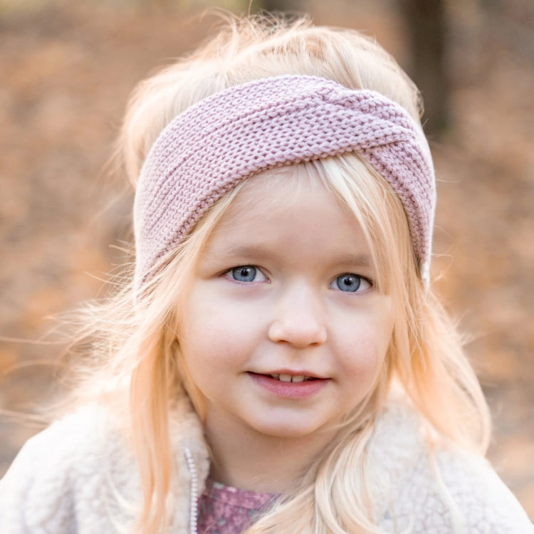 LITTLE DUTCH. Knitted headband Velvet Rose
