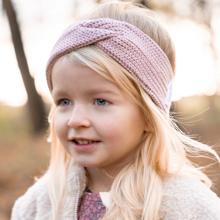 LITTLE DUTCH. Knitted headband Velvet Rose