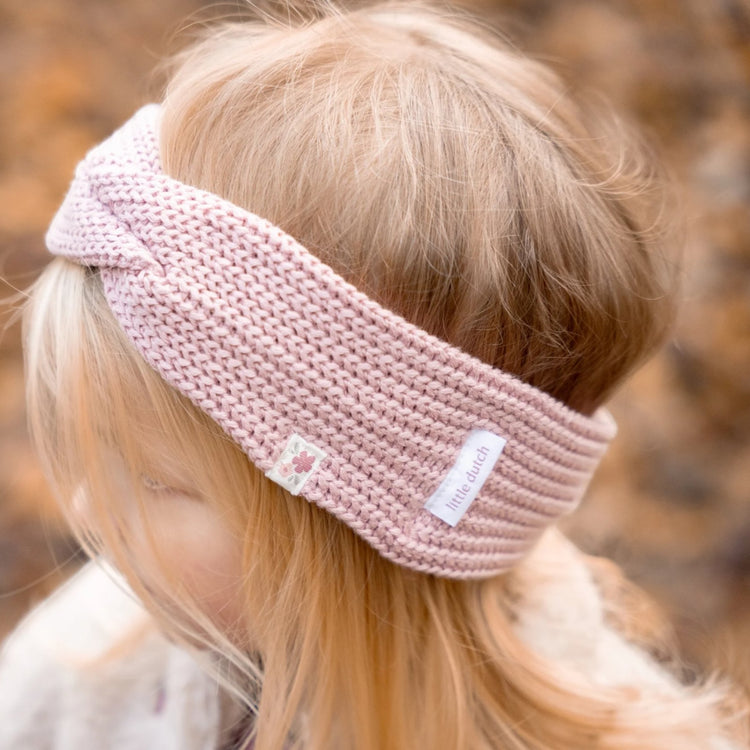 LITTLE DUTCH. Knitted headband Velvet Rose