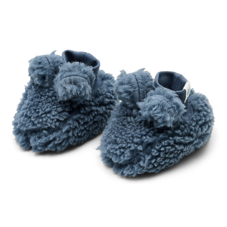 LITTLE DUTCH. Teddy booties Stone Blue