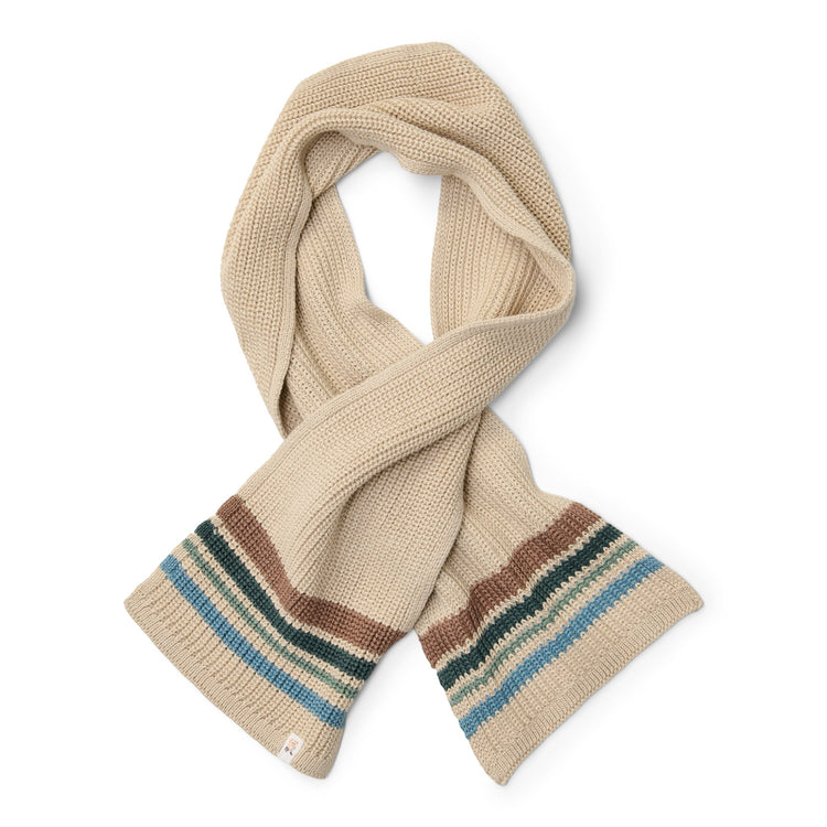 LITTLE DUTCH. Knitted scarf Taupe - One Size
