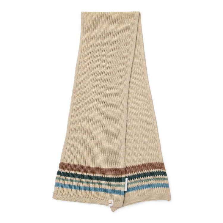 LITTLE DUTCH. Knitted scarf Taupe - One Size