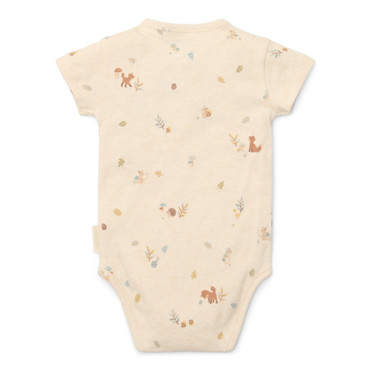 LITTLE DUTCH. Bodysuit short sleeves Forest Nature