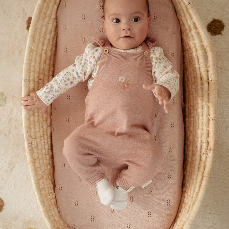 LITTLE DUTCH. Σαλοπέτα πλεκτή Fairy Pink - Νο 56