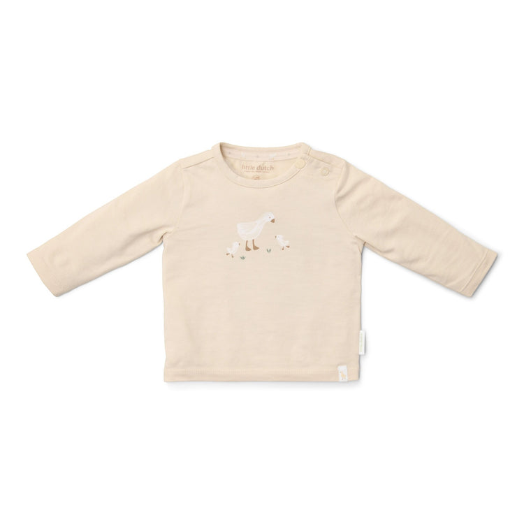 LITTLE DUTCH. Μπλουζάκι μακρυμάνικο Sand Newborn