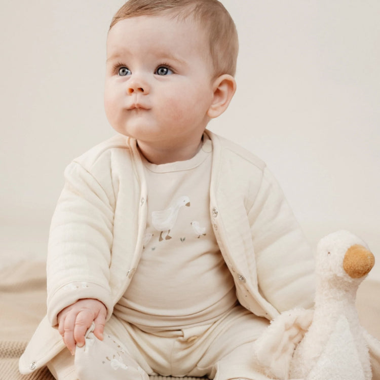 LITTLE DUTCH. Ζακέτα διπλής όψης Little Goose