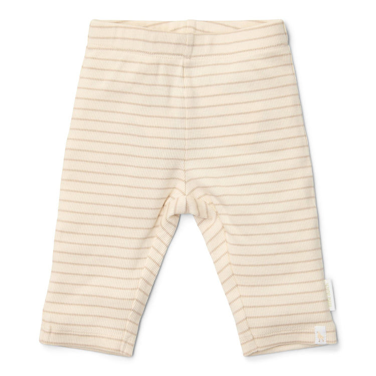 LITTLE DUTCH. Κολάν βαμβακερό Soft Beige Stripe
