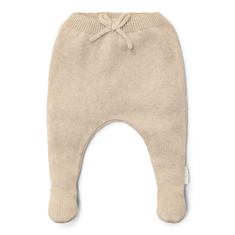 LITTLE DUTCH. Παντελονάκι πλεκτό Soft Beige Melee