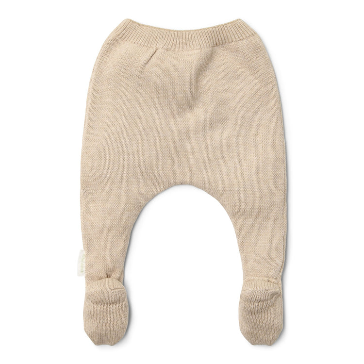 LITTLE DUTCH. Παντελονάκι πλεκτό Soft Beige Melee