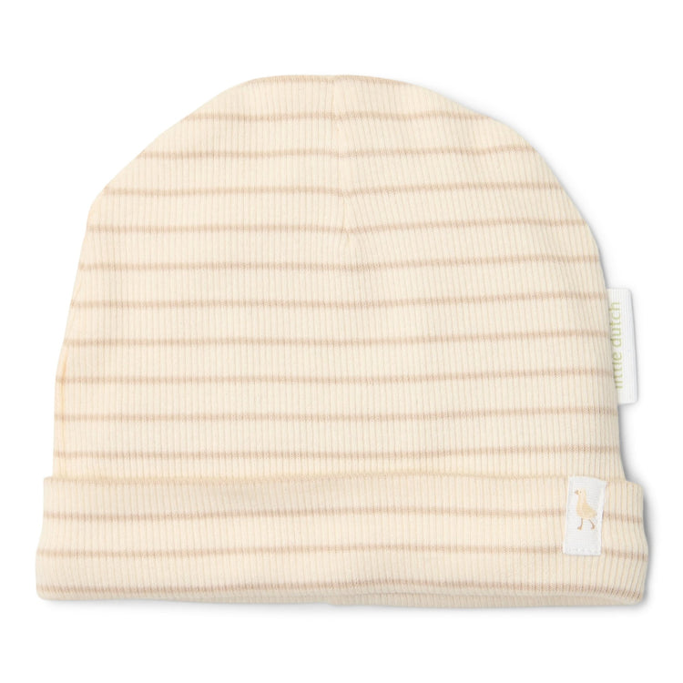 LITTLE DUTCH. Σκουφάκι Soft Beige Stripe