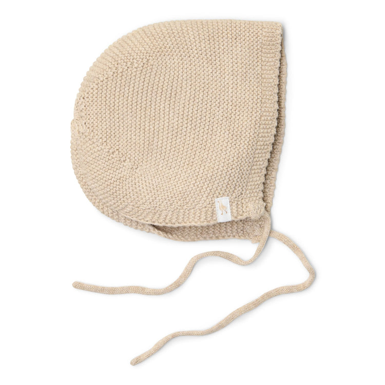 LITTLE DUTCH. Πλεκτό σκουφάκι Soft Beige Melee