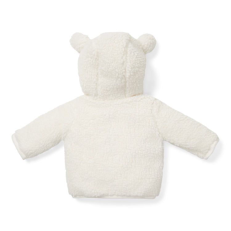 LITTLE DUTCH. Teddy jacket Baby Bunny Off-White
