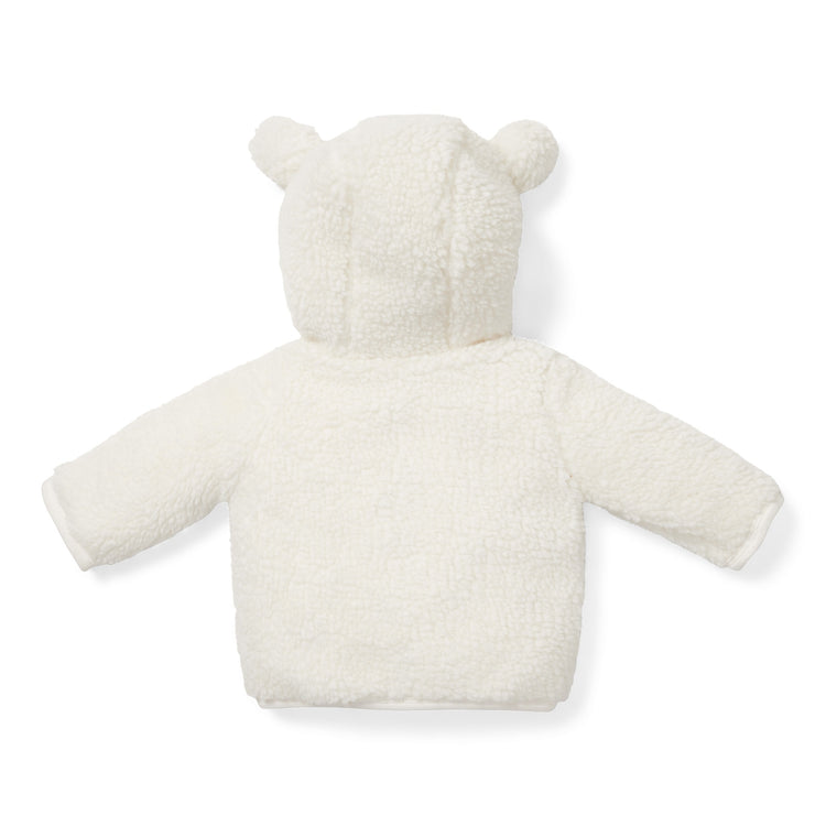 LITTLE DUTCH. Μπουφάν teddy Baby Bunny Off-White - No 50/56