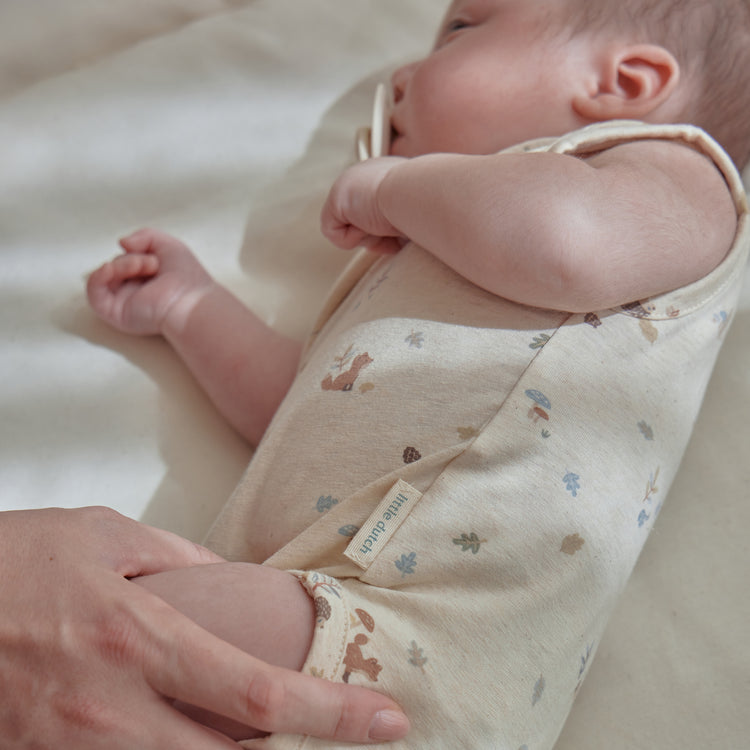 LITTLE DUTCH. Φορμάκι αμάνικο κρεμ Sand Melee