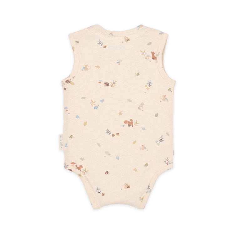 LITTLE DUTCH. Φορμάκι αμάνικο κρεμ Sand Melee